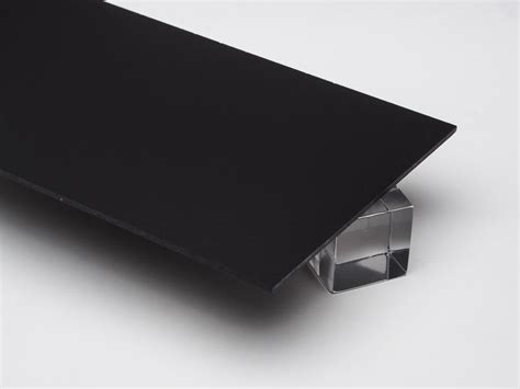 black opaque p matte acrylic sheet canal plastics center