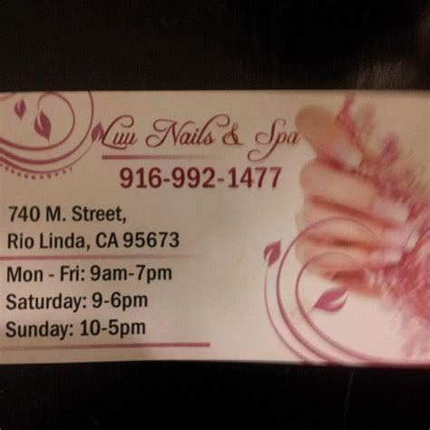 luu nails  spa rio linda ca