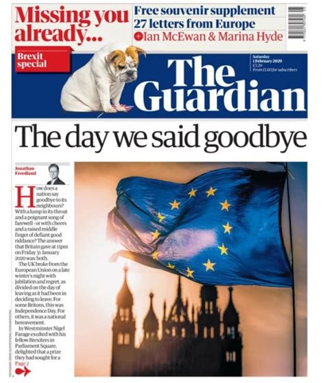 brexit   newspapers marked  historic day metro news