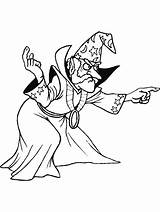 Zauberer Mago Tovenaar Wizard Magician Magicien Maghi Magier Hadas Malvorlage Malvorlagen Dibujo Colorat Coloriage Czarodzieje Tukang Sihir Vrajitor Mewarnai Animasi sketch template