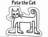 Cat Pete Coloring Pages Puppet Printable Color Print Kids sketch template