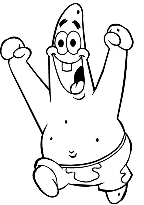 patrick star coloring pages  getcoloringscom  printable
