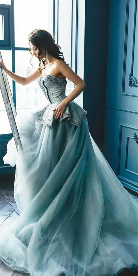 pin  valerie rhodes  awesome dresses blue wedding dresses blue wedding dress royal
