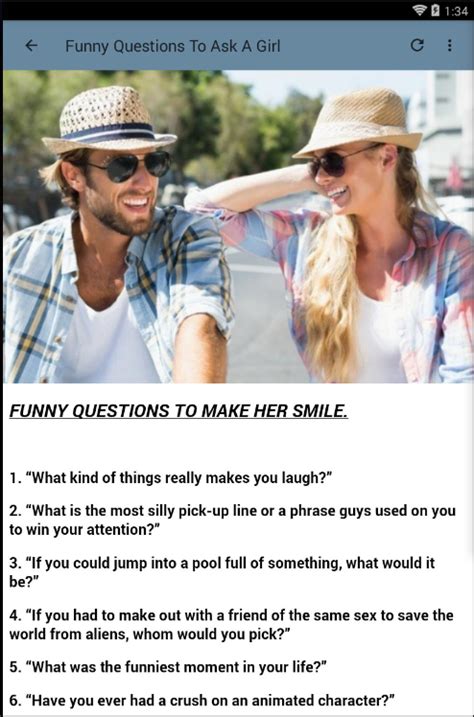 Funny Things To Ask A Girl To Make Her Laugh Laugh Poster