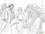 Jesus Temple Coloring Boy Pages Printable Drawing Bible Drawings Kids Colouring Color Preaching Crafts Tempel Im Ausmalbild Der Child Cartoons sketch template