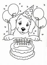 Coloring Puppy Birthday Pages Happy Printable Halloween Lupo Print sketch template