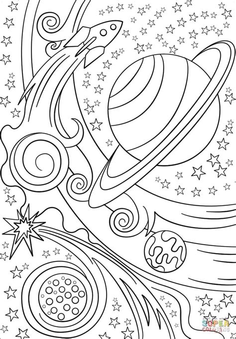 coloring page space space coloring pages star coloring pages