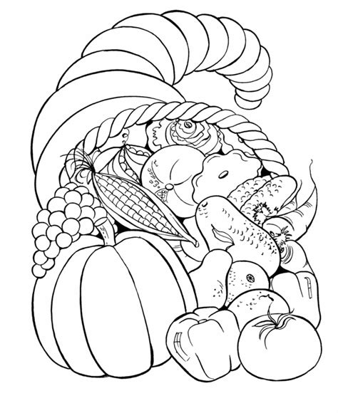 thanksgiving coloring pages  coloringkidsorg