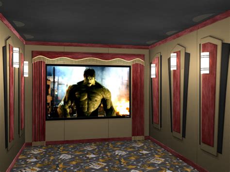 standard home theater curtains