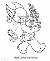 Coloring Pages Bunny Easter Christmas Hop Printable Color Colouring Getcolorings Print Comments sketch template