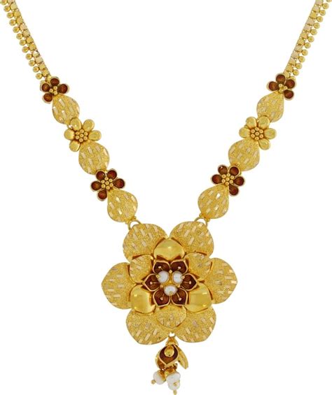 kalyan jewellers gold necklace price  india buy kalyan jewellers