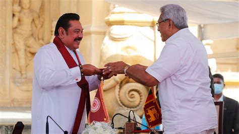 mahinda rajapaksa  oath  sri lankas prime minister cements familys hold  power world