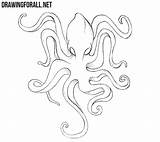 Kraken Drawingforall Mythical Tutorials Ayvazyan Stepan sketch template