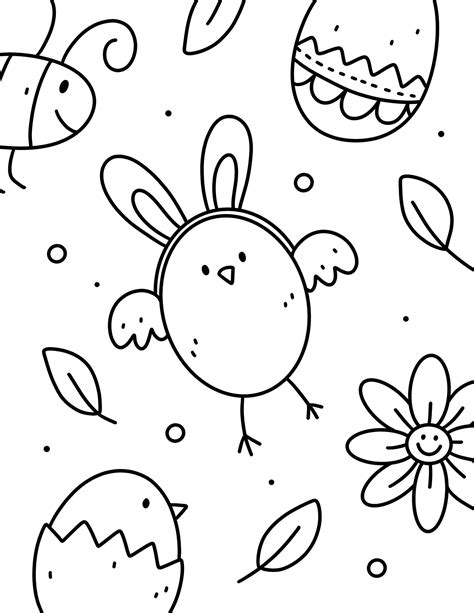 easter coloring pages  kids  printable