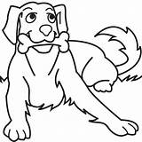 Coloring Pages Dogs Getcolorings Dog sketch template