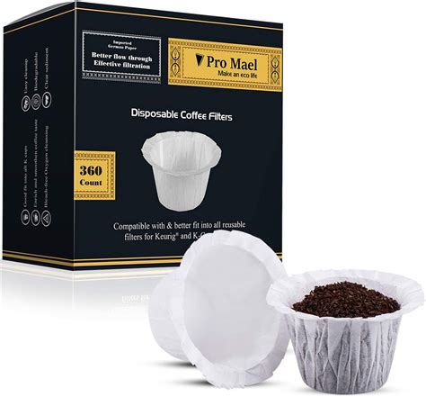 disposable coffee filters  counts coffee filter paper  keurig brewers single serve