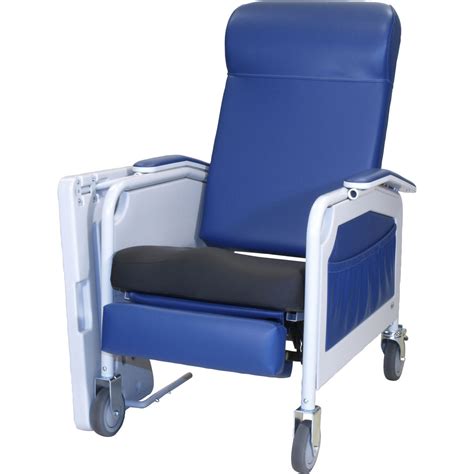 fauteuil de repos inclinable  winco mfg llc manuel geriatrique sur roulettes