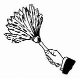Duster Feather Clip Illustrations Illustration Vector sketch template