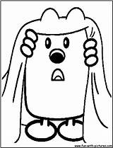 Wow Wubbzy Coloring Pages Scared Printable Popular Xcolorings Coloringhome sketch template