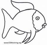 Fish Rainbow Template Clipart Coloring Found Cut Clip Outline Printable Templates 123playandlearn Kids Color Library Pages Own Make Collection Clipground sketch template
