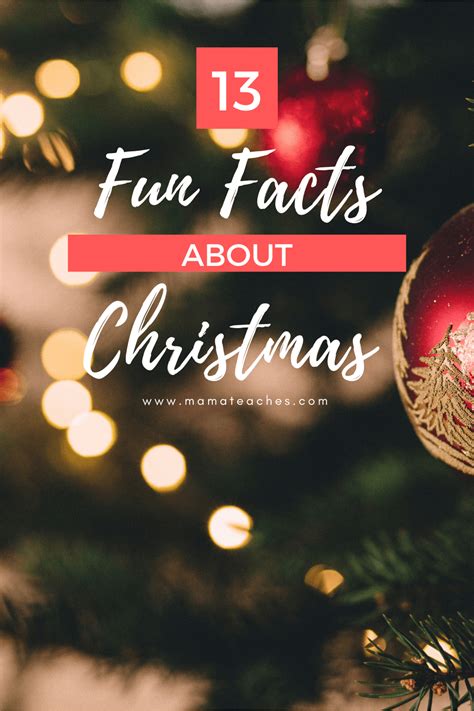 fun facts  christmas  kids mama teaches