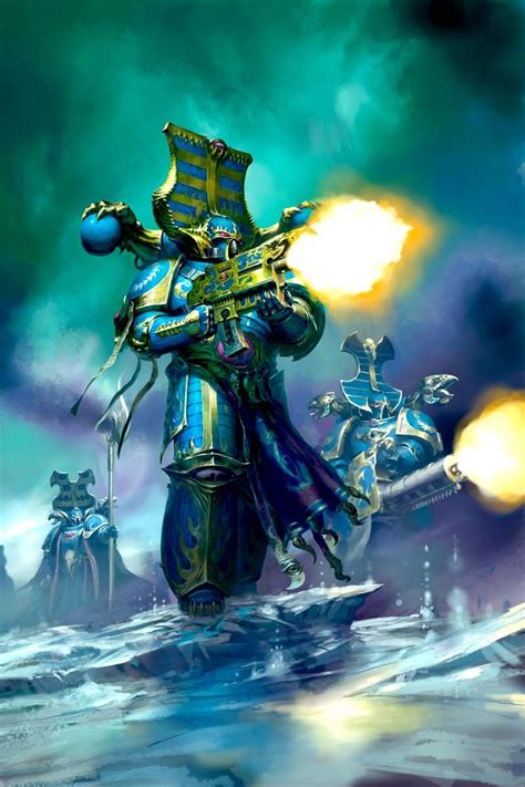 thousand sons chaos space marines warhammer warhammer art thousand sons