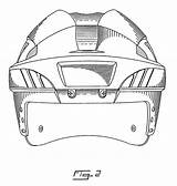 Hockey Helmet Drawing Coloring Sketch Ice Helmets Patents Template Drawings Choose Board Tournaments sketch template