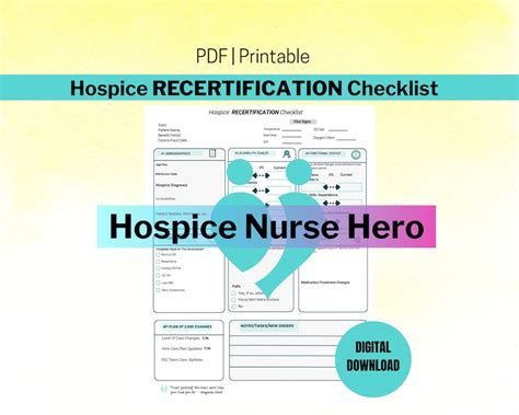 Hospice Assessment Form Hospice Nurse Cheat Sheet Hospice Etsy