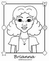 Coloring Pages Girls Girl Characters Natural Hair Print Color Beautiful Now sketch template