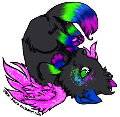 colorful winged pup colorful fever photo  fanpop