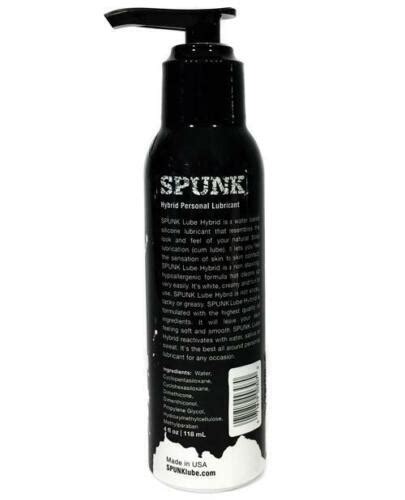 Spunk Lube Hybrid Pump Jissom Jizz Cum Semen Vaginal Anal Lube