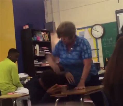 Teacher Arrested After Video Of Her Repeatedly Hitting A