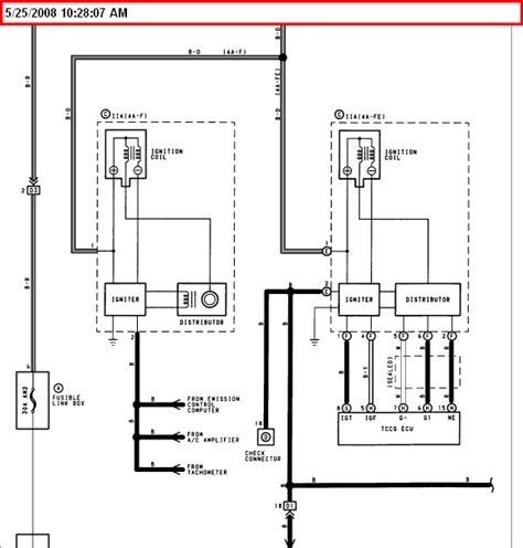 toyota corolla distributor wiring diagram justanswer