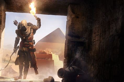 review assassin s creed origins takes cues from dark souls and the