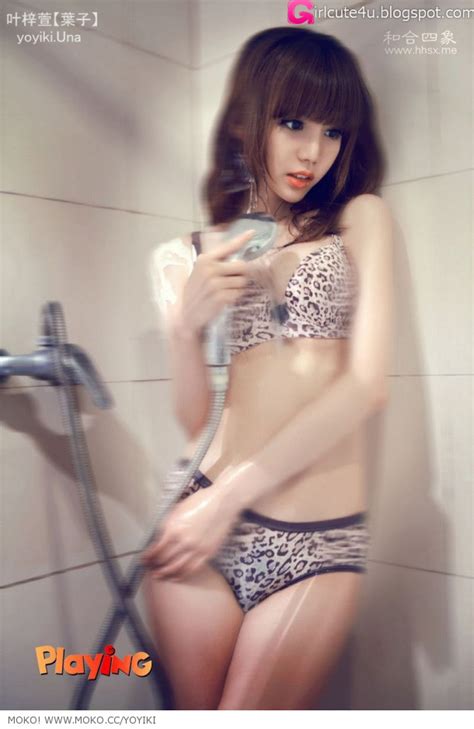 Xxx Nude Girls Ye Zi Xuan Sexy Bathroom Photo