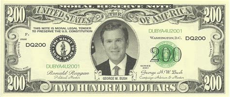 dollars dubya george  bush united states numista