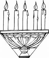 Coloring Candle Pages Stick Holder Beautiful Chandelier Template sketch template