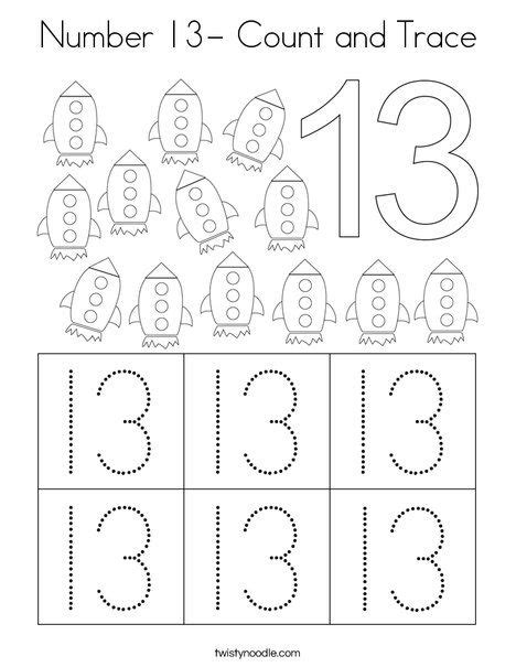 printable number  coloring page kemeronnhoover