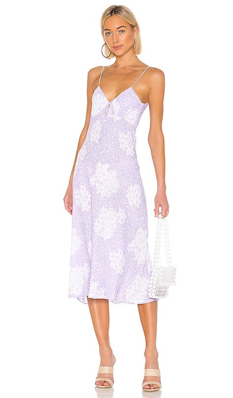 Resa Suki Slip Dress In Vintage Lavender Hydrangea