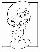 Coloring Pages Smurfette Popular sketch template