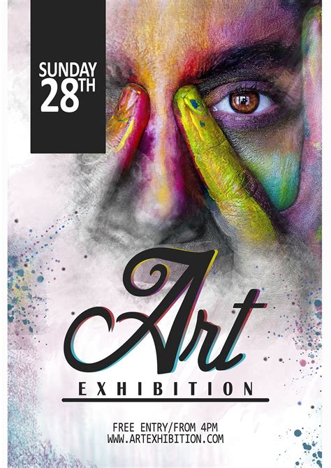 art exhibition poster design  behance