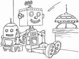 Robot Robots Printcolorcraft Downloadable Cool2bkids sketch template