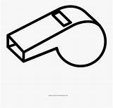 Whistle Clipart Coloring Clipartkey sketch template