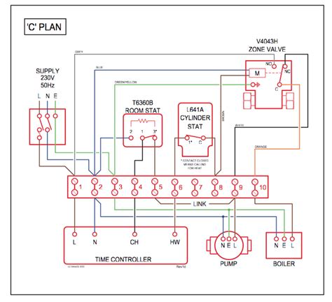 domestic central heating system wiring diagrams     plans