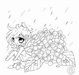 Fairy Hydrangea Yampuff Coloring Pages Childhood Magic Discover Into Deviantart Kawaii Chibi Line Back Da Choose Board sketch template