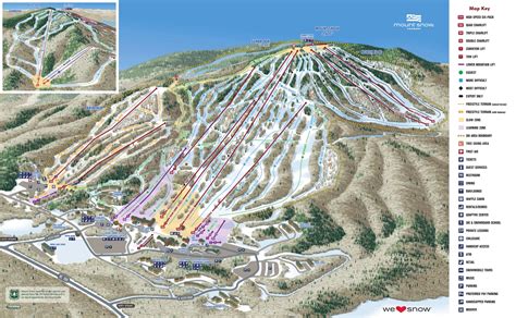 mount snow ski trail map