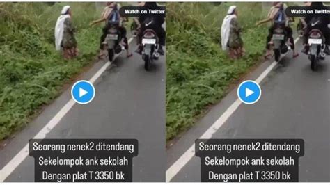 Cerita Lengkap Video Viral Nenek Di Tapanuli Selatan Yang Ditendang