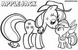 Applejack Coloring Pages Colorings sketch template
