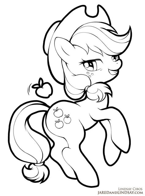 applejack  lcibos  kids coloring pages horse coloring pages