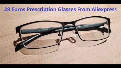 aliexpress prescription glasses 28 euro youtube